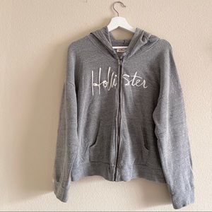 Hollister Gray Zip Jacket